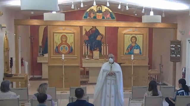Divine Liturgy - Sunday of the Fathers of the Seventh Ecumenical Council смотреть онлайн