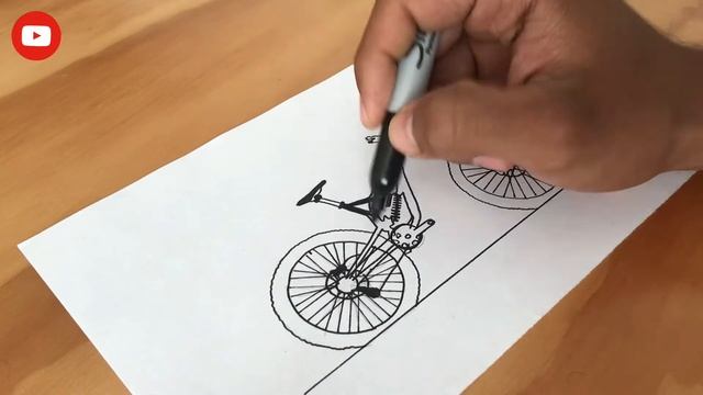 Dibujo Bicicleta (mtb Downhill) смотреть онлайн
