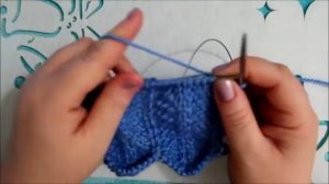 ВЯЗАНИЕ СПИЦАМИ. УЗОР СПИЦАМИ " ПРОСТЫЕ ЗУБЧИКИ". МАСТЕР КЛАСС. ДЛЯ НАЧИНАЮЩИХ.