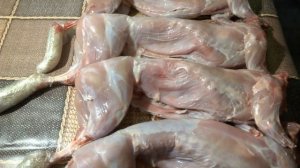 Забой и вес кроликов в 4 месяца часть1.#забойкроликов.