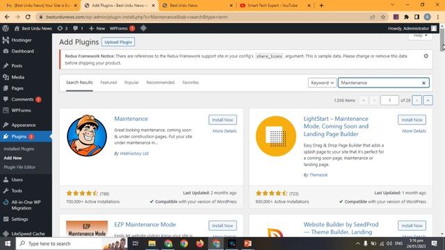WordPress maintenance mode plugin | WordPress coming soon plugin | website maintenance tutorial смотреть онлайн