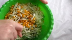 САЛАТ с РЕДЬКОЙ и КАПУСТОЙ