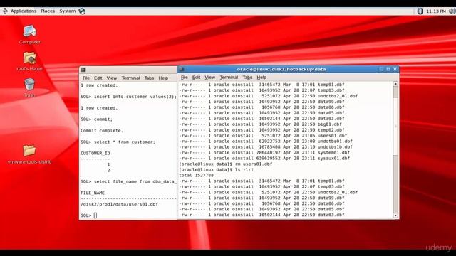 103 Oracle DBA Complete Tutorial - Recover a non-system datafile from media failure смотреть онлайн