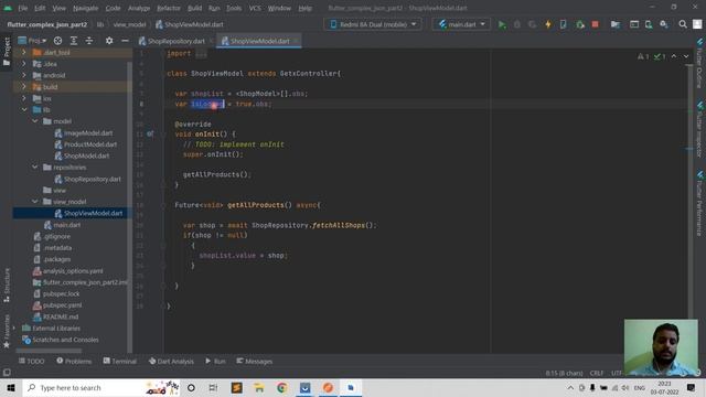 Complex Json (MVVM - GetX) - Part 2 смотреть онлайн