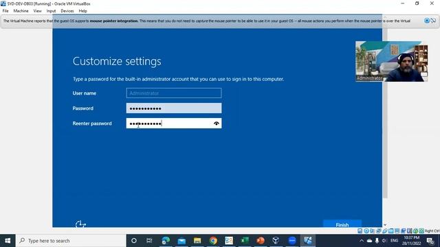 Installing Windows Server 2022 using Oracle VirtualBox смотреть онлайн