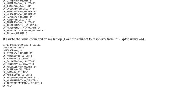 bash ssh warning when connect to raspberry: setlocale: LC_ALL: cannot change locale (en_US.UTF-8) смотреть онлайн