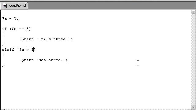 Perl Tutorials -Part 34- The 'elsif ladder' смотреть онлайн