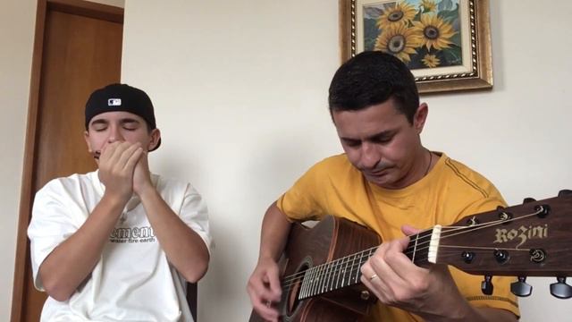 Redemption Song - Bob Marley - Pai e Filho Gaita e Violão смотреть онлайн