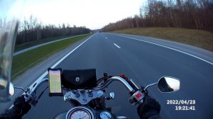 первый выезд 2022 Ямаха Драг Стар1100