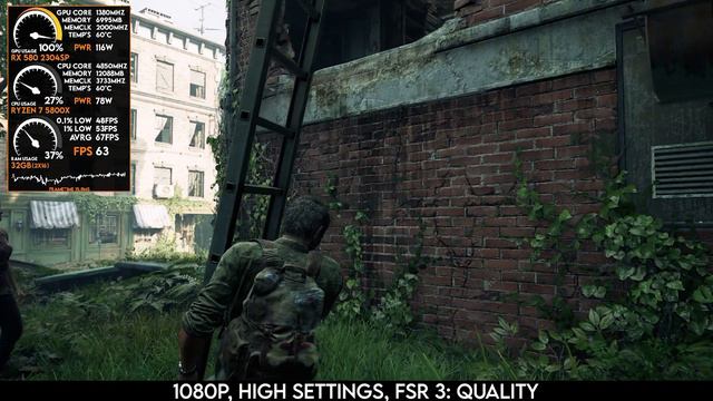 RX 580 - FSR 3 Frame Generation Mod Gaming Test смотреть онлайн