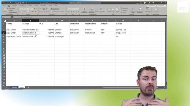 Excel als Adressverwaltung oder CRM System? Eine Option aber...?! смотреть онлайн
