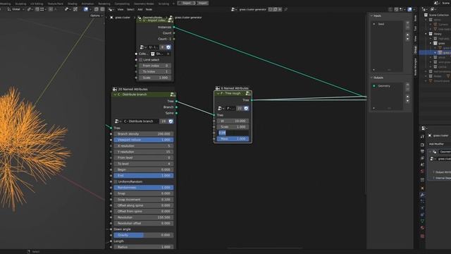 Tree node test 2 - Creating a field of grass смотреть онлайн
