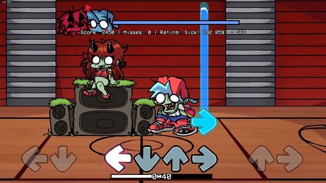 FNF Valentine - Zombie BF & Zombie GF - Zombietine (Zombie Love) смотреть онлайн