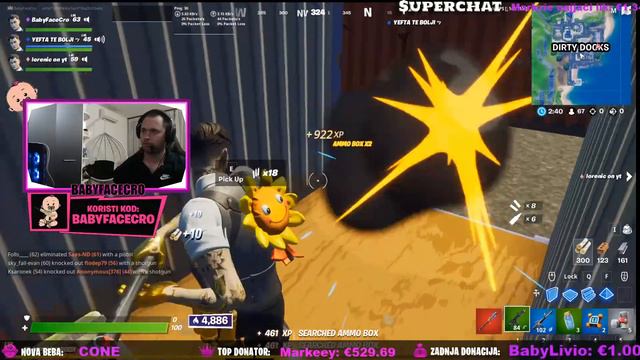 FORTNITE - ARENICA! - SAC BABYFACECRO смотреть онлайн