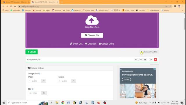 How to convert jpf, gif, word, excel document file to pdf online || Pdf File Online Kaise Banaye смотреть онлайн