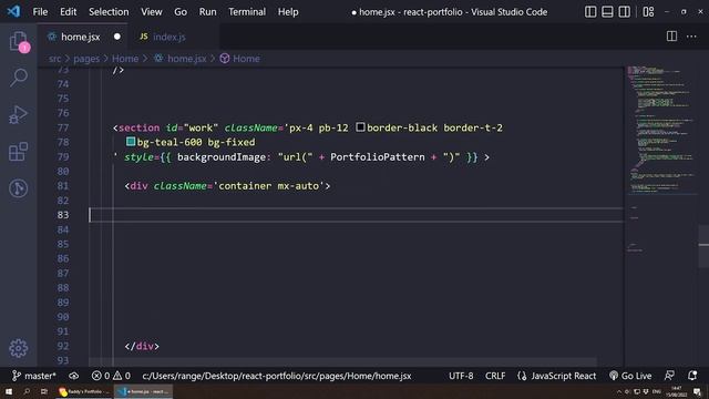 Build a React Portfolio with TailwindCSS Tutorial | Beginner Friendly смотреть онлайн
