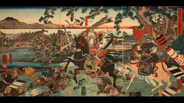 Nihon Shoki (Biwa and Flute set to Ukiyo-e) смотреть онлайн