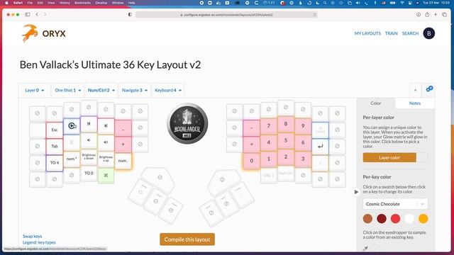 Designing A Keyboard Layout For Ergonomics - No Layer Chords & No Stretching For Keys смотреть онлайн