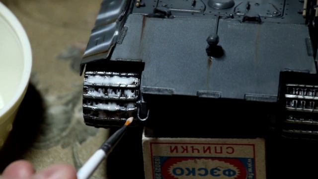 Пластиковая модель танка Е- 75 от Trumpeter (Эффект снега)./ Model tank  from Trumpeter snow Effect