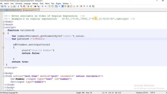JAVASCRIPT REGULAR EXPRESSION EXAMPLES (PART-2) смотреть онлайн