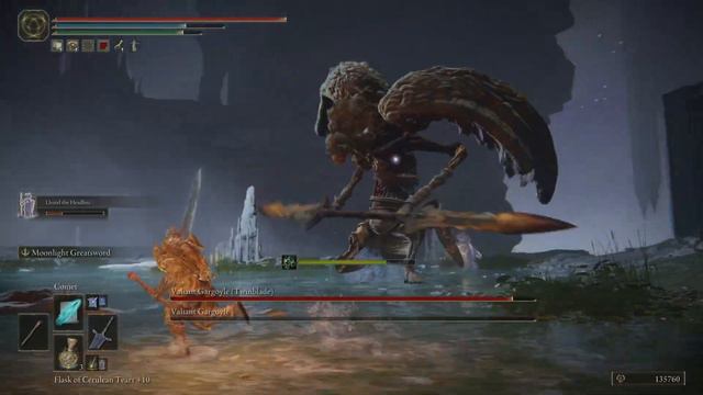 ELDEN RING Boss Fight: Valiant Gargoyle and Valiant Gargoyle (Twinblade) (Nokron, Eternal City) смотреть онлайн