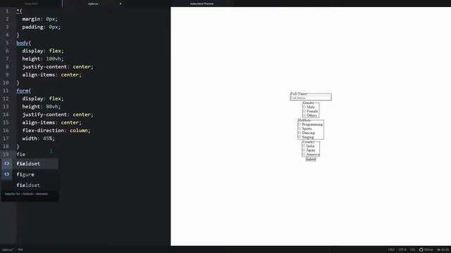 Simple Form Design Using Fieldset property | HTML&CSS | CodeEra смотреть онлайн