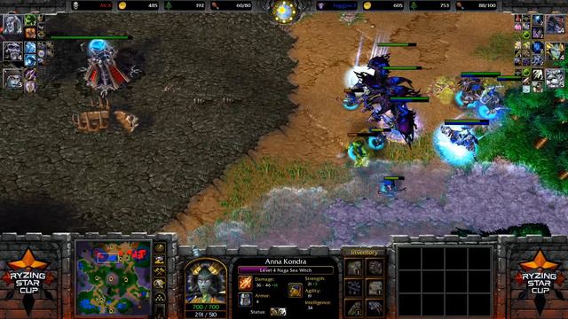 ► WarCraft 3 - Xlord (UD) vs. Foggy (NE) - Ryzing Cup #6