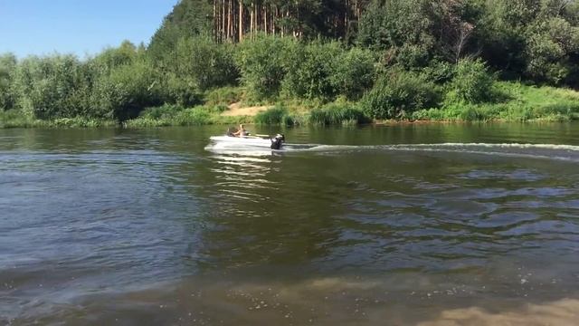 Suzuki DF-6 с самодельными электростартером.генератором и дистанцией. Первое испытание. смотреть онлайн