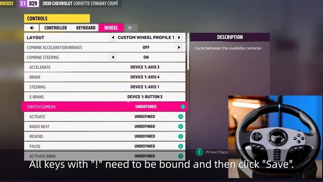PXN V9 Gaming Steering Wheel & Forza Horizon 5 Setup Tutorial for PC смотреть онлайн