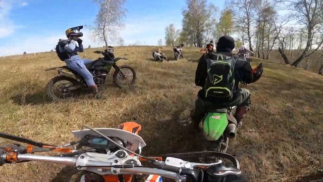 Лесная эндуро трасса ЛЮСКУС #эндуро #xmotos #progasi #kawasaki смотреть онлайн