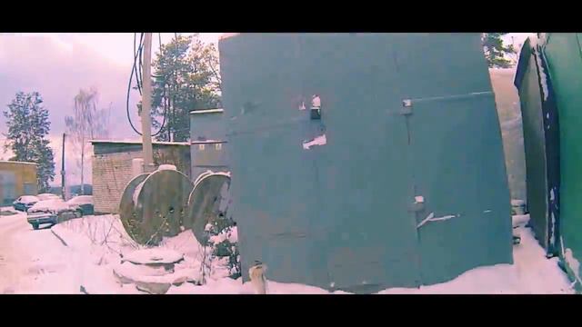 Прогулка в зимнем лесу через Ярославичи в гаражи (город Вышгород) смотреть онлайн