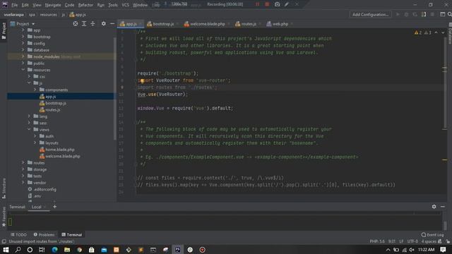 Making and Setting up Vue Router and components смотреть онлайн