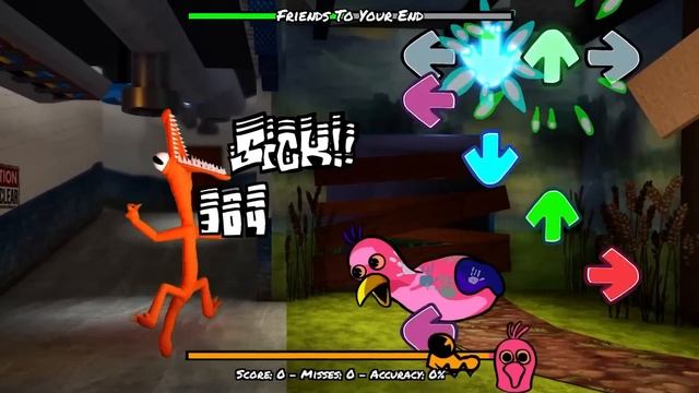 Rainbow Friends VS Garten of Banban ? (FNF Friends To Your End but Garten Banban Characters Sing It смотреть онлайн