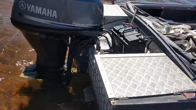 Yamaha 40 Прогресс 4, Тест драйв, замер скорости смотреть онлайн