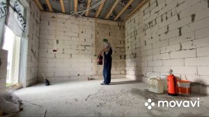 Грунтовка стен из газобетона