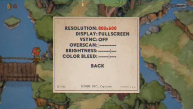 Cuphead Intel HD 2000 800x600,1024x768,1280x1024
