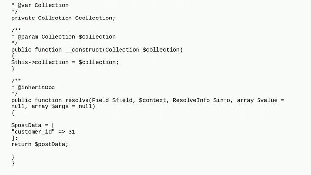 Magento: Magento2: Custom Graphql return "Cannot query field "testSharingData" on type "Query" смотреть онлайн