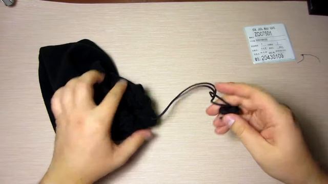 Флисовый шарф шапка повязка из Китая. Распаковка и примерка. смотреть онлайн