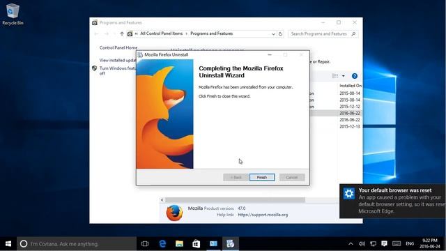 ✔️ Windows 10 - Uninstall Firefox - Remove Mozilla Firefox Browser смотреть онлайн