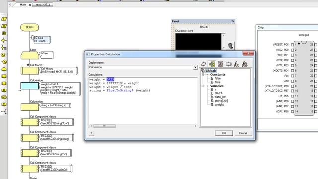 Проверка макроса HX711 и тест модуля 1 смотреть онлайн