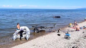 Выдрино, самый замечательный пляж на Байкале. Август  2023