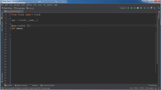 Flask Web Development with Python Tutorial 1 смотреть онлайн