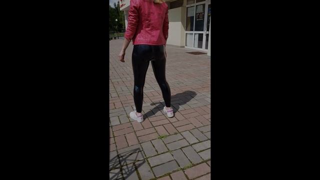 LEATHER LEGGINGS (leather leggings) Olga Madych смотреть онлайн