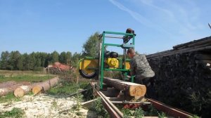 Ленточная пилорама своими руками