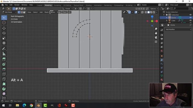 BLENDER 2.8: Modeling a Marine Theme Birdhouse (Part 1) смотреть онлайн