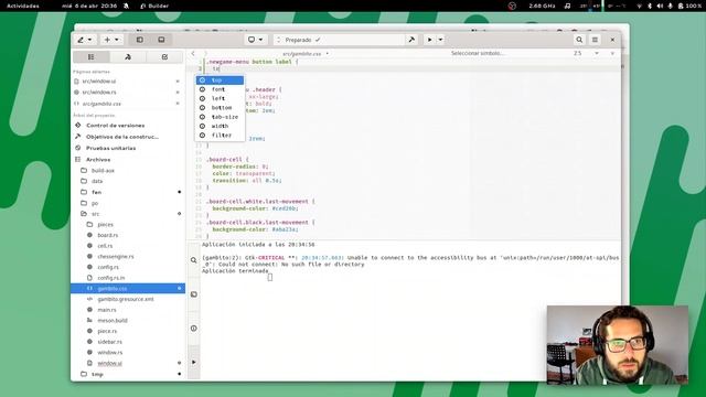 Gambito, desarrollando app de ajedrez | Rust | GNOME | Gtk4 | Live coding | Software Libre смотреть онлайн