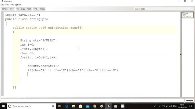 Accessing characters in a string(String Manipulation in java) смотреть онлайн
