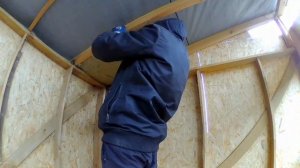 Каркасный сарай, утеплённый. #4/4 Крыша, стены, утепление, обшивка.