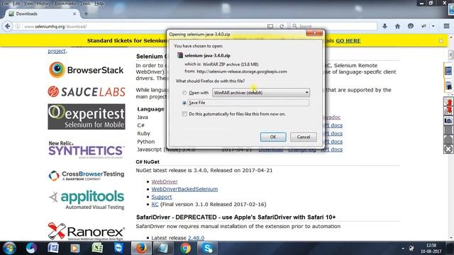 How to Download Selenium WebDriver Jars Files смотреть онлайн