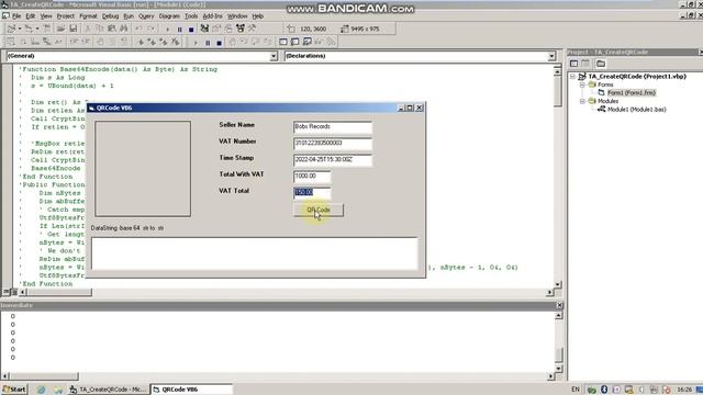 ZATCA - QR CODE - E INVOICES, VB6 CODE смотреть онлайн